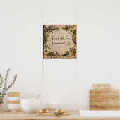 Geroerd Met Liefde Poster (Keuken)