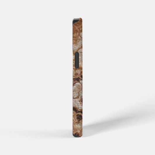 Geroest metaal abstract iPhone hoesje (Rechterkant)