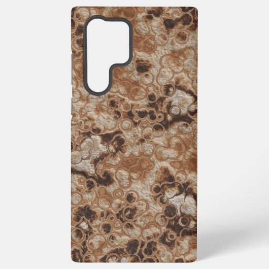 Geroest metaal abstract samsung galaxy hoesje (Achterkant)