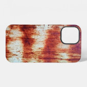 Geroest metaal, gestructureerde achtergrond. iPhone hoesje (Achterkant horizontaal)