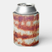 Geroest metaal, getextureerde achtergrond. blikjeskoeler (Blikje Achterkant)