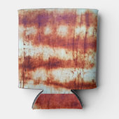 Geroest metaal, getextureerde achtergrond. blikjeskoeler (Voorkant)