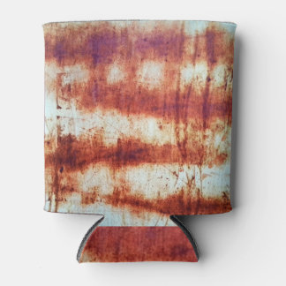 Geroest metaal, getextureerde achtergrond. blikjeskoeler