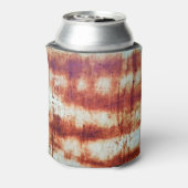 Geroest metaal, getextureerde achtergrond. blikjeskoeler (Blikje Achterkant)