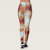 Geroest metaal, getextureerde achtergrond. leggings (Achterkant)
