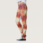 Geroest metaal, getextureerde achtergrond. leggings (Links)