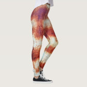 Geroest metaal, getextureerde achtergrond. leggings (Rechts)