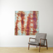 Geroest metaal, getextureerde achtergrond. wandkleed (In Situ (horizontaal))