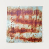 Geroest metaal, getextureerde achtergrond. wandkleed (Voorkant)