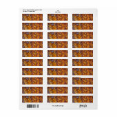 Geroest metalen oppervlak etiket (Full Sheet)