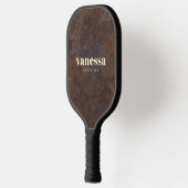 Geroest plaat Minimaal Moderne Klassieke Naam Pickleball Paddle (Links)