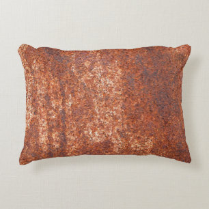 Geroest staaltextuur, abstracte achtergrond. accent kussen