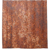 Geroest staaltextuur, abstracte achtergrond. douchegordijn (Voorkant)