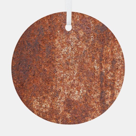 Geroest staaltextuur, abstracte achtergrond. glas ornament (Achterkant)