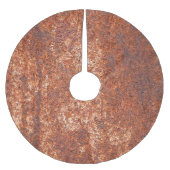 Geroest staaltextuur, abstracte achtergrond. kerstboom rok (Voorkant)