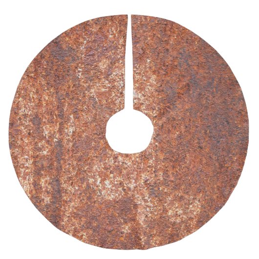 Geroest staaltextuur, abstracte achtergrond. kerstboom rok (Voorkant)