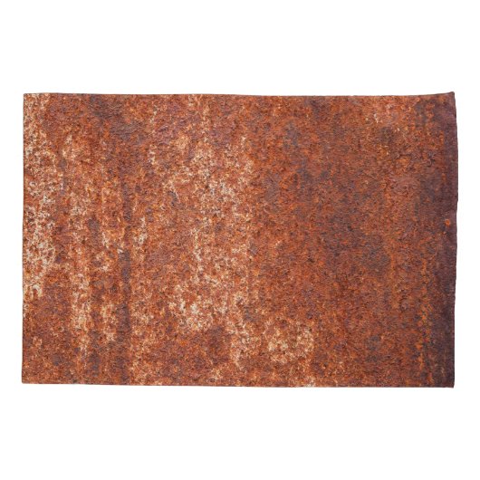 Geroest staaltextuur, abstracte achtergrond. kussensloop (Achterkant)