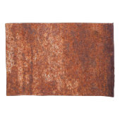 Geroest staaltextuur, abstracte achtergrond. kussensloop (Voorkant)