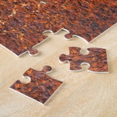 Geroest staaltextuur, abstracte achtergrond. legpuzzel (Zijkant)