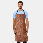 Geroest staaltextuur, abstracte achtergrond. schort (Gedragen)