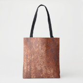 Geroest staaltextuur, abstracte achtergrond. tote bag (Voorkant)