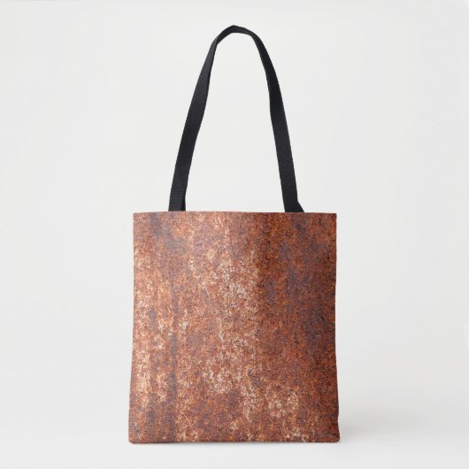 Geroest staaltextuur, abstracte achtergrond. tote bag (Voorkant)