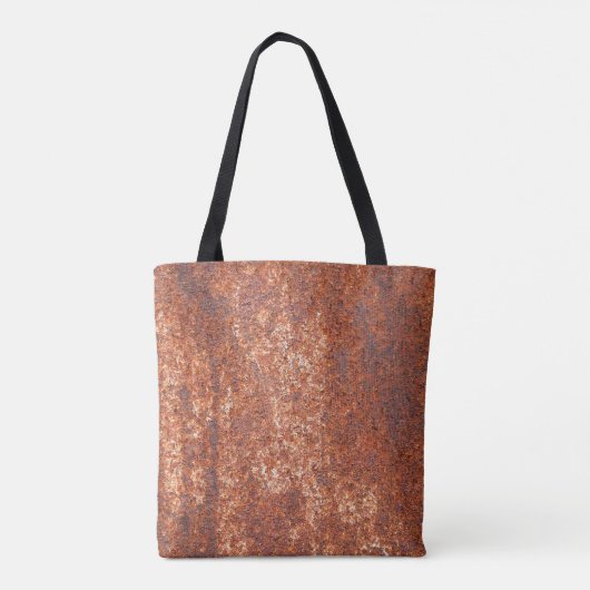 Geroest staaltextuur, abstracte achtergrond. tote bag (Achterkant)