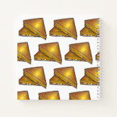 Gerold Toasted Cheese Sandwich Lunch Diner Food Notitieboek (Achterkant)