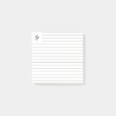 Gerolde lijn met logo-symbool post-it® notes (Voorkant)