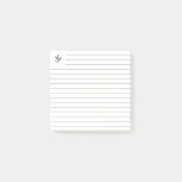 Gerolde lijn met logo-symbool post-it® notes