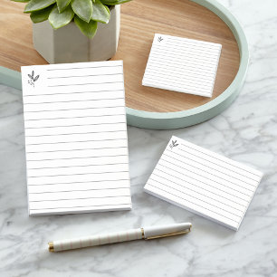 Gerolde lijn met logo-symbool post-it® notes