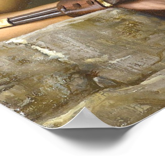 Gérôme - A Bischari Warrior Poster (Hoek)