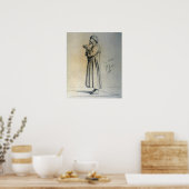 Gérôme - Arabier in gebeden Poster (Keuken)