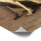 Gérôme - Arnaut met twee wieltjes Honden 1867 Poster (Hoek)