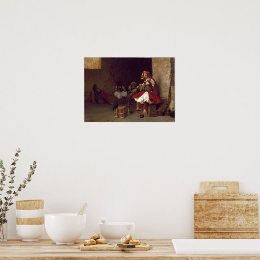 Gérôme - Bashi Bazouk Singing Poster (Keuken)