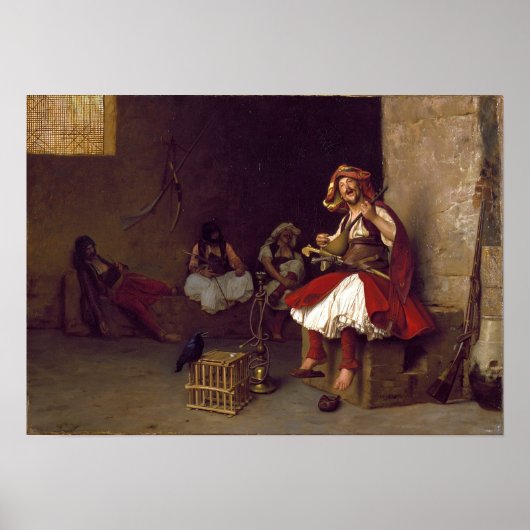 Gérôme - Bashi Bazouk Singing Poster (Voorkant)