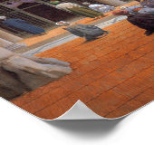 Gérôme - binnenland van een moskee 1870 poster (Hoek)