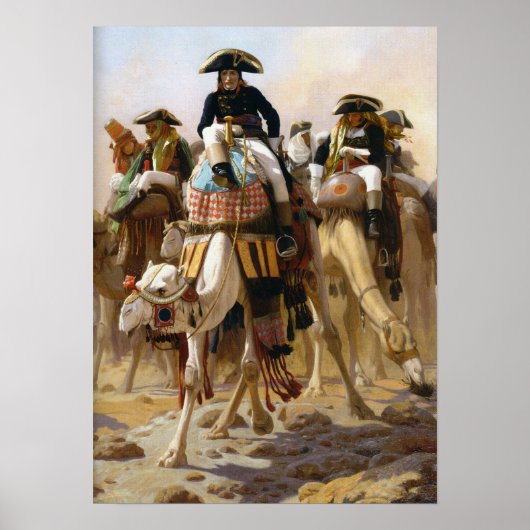 Gérôme - Bonaparte in Egypte Poster (Voorkant)