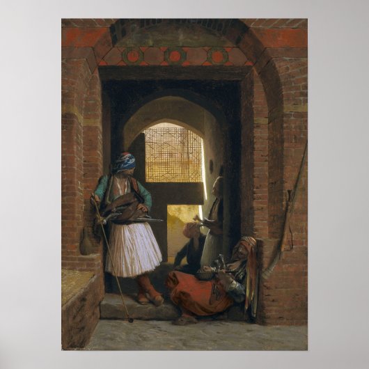Gérôme - Darnautes Gardekorps in Caïro Poster (Voorkant)