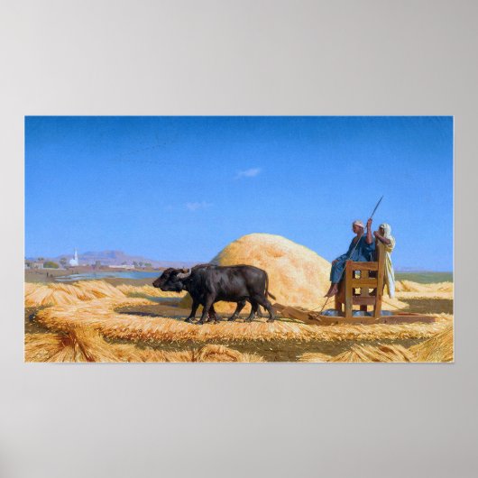 Gérôme - de graankorrels van Egypte Poster (Voorkant)