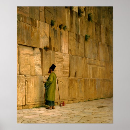 Gérôme - De Klaagmuur Poster (Voorkant)