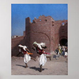 Gérôme - De lopers van de Pasha Poster