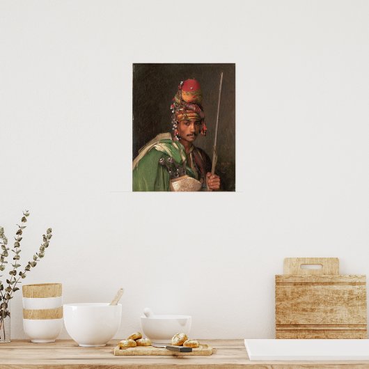 Gérôme - Een Bashi Bazouk Poster (Keuken)