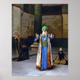 Gérôme - Een sultan in gebed 1887 Poster