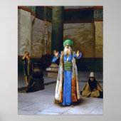 Gérôme - een sultan in Prayer 1887 Poster (Voorkant)