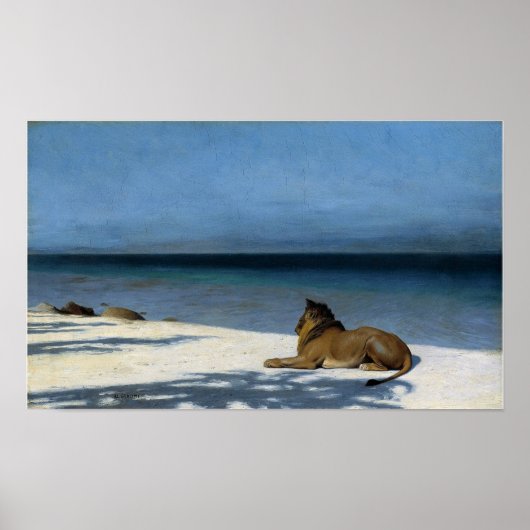 Gérôme - Eenzaamheid Poster (Voorkant)