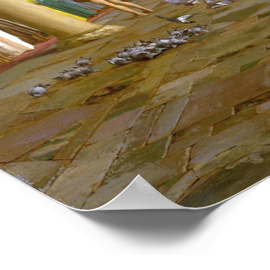 Gérôme - gebeden in de moskee poster (Hoek)