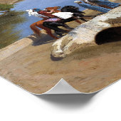 Gérôme - Gezicht op Medinet El Fayoum Poster (Hoek)