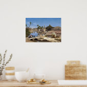 Gérôme - Gezicht op Medinet El Fayoum Poster (Keuken)