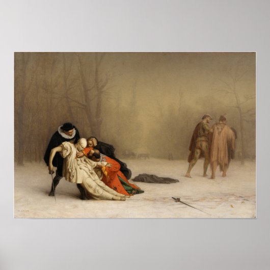 Gérôme - Het Duel Na Het Maskerade Poster (Voorkant)